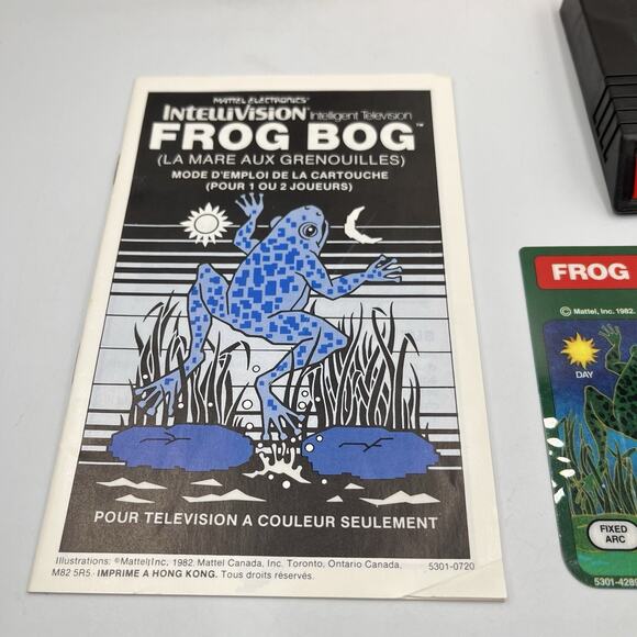 Frog Bog (Intellivision) ⭐ CIB with Protective Cases! ⭐ Clean Tested Works - Picture 3 of 9